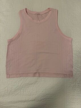 Lululemon tank - size 4 light pink